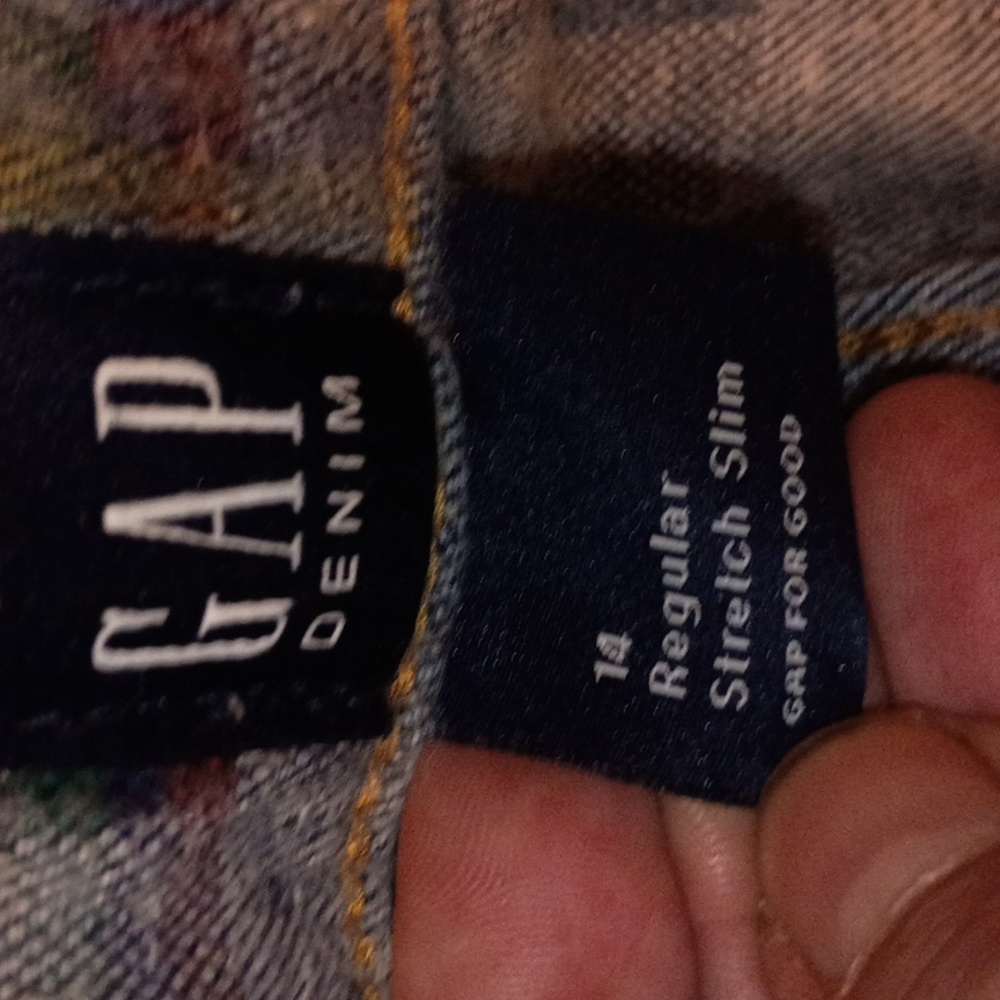 GAP KIDS DENIM Size 14 Boys Regular Stretch Slim